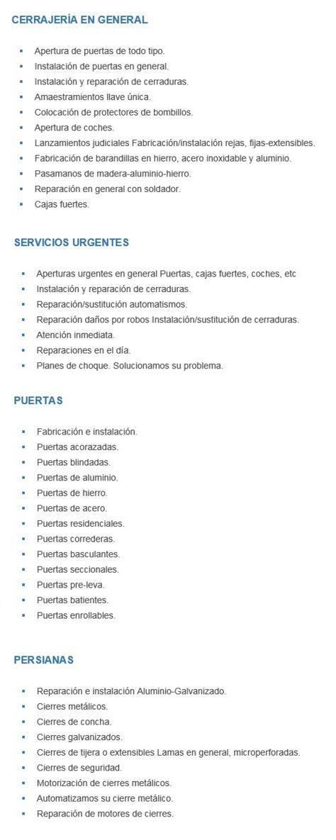Cerrajeros Cartagena y sus servicios de urgencias 24 horas